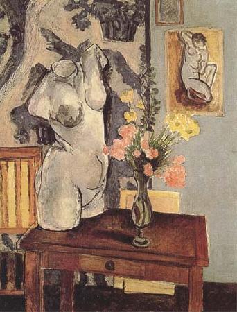 Henri Matisse Greek Torso and Bouquet (mk35)